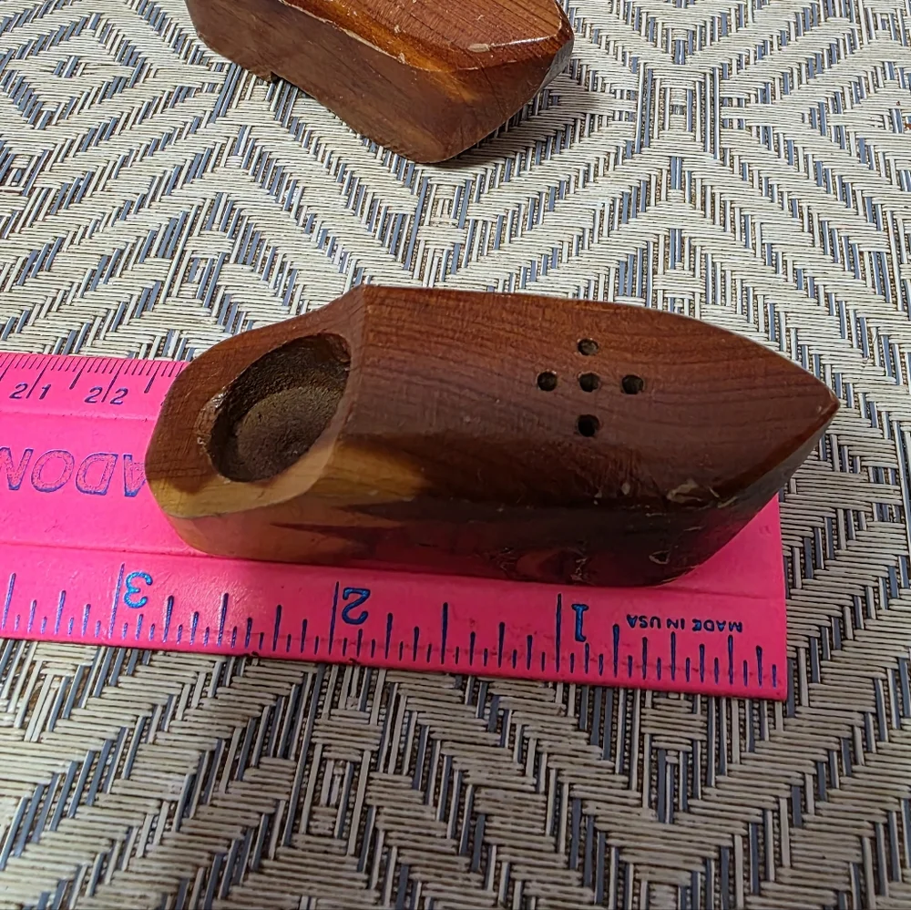 Vtg Wood Salt & Pepper Shaker Sets #99